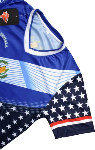Vista 6 de Fury Camiseta de fútbol con la bandera de Guatemala y Estados Unidos - Camiseta Guatemala - Camiseta Guatemala Jersey HombresHombreMujerUnisex