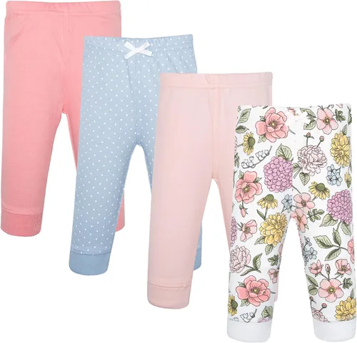Vista 65 de Hudson Baby - Pantalones y leggings unisex de algodón para bebé 2-Rosa Negro