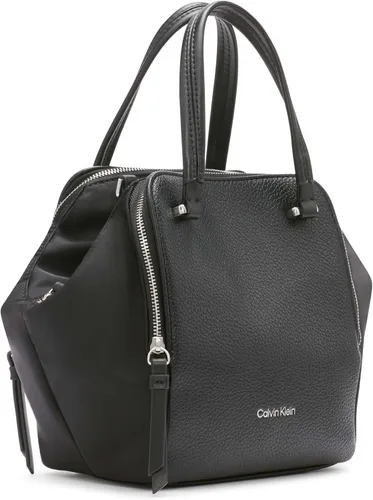 Vista 5 de Calvin Klein Mini bolso cruzado de mármol con triple compartimento