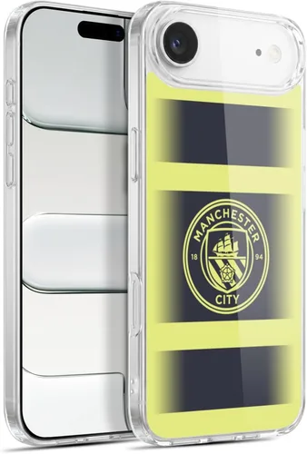 Vista 161 de Head Case Designs Funda de gel con licencia oficial del Manchester City Man City FC Away 2022/23 [protección de grado militar] compatible con Apple