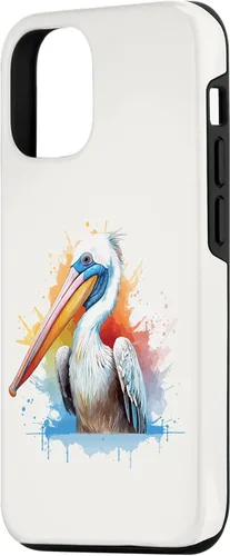 Vista 2 de iPhone 12/12 Pro Pelican Retrato de acuarela - Estuche para amantes de la naturaleza