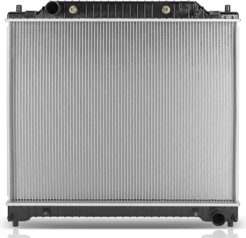 Vista 42 de SCITOO Conjunto de radiador de aluminio refrigerante del motor para 1986-1994 para Nissan D21 2.4L 3.0L 1987 para Nissan para Pathfinder 2.4L