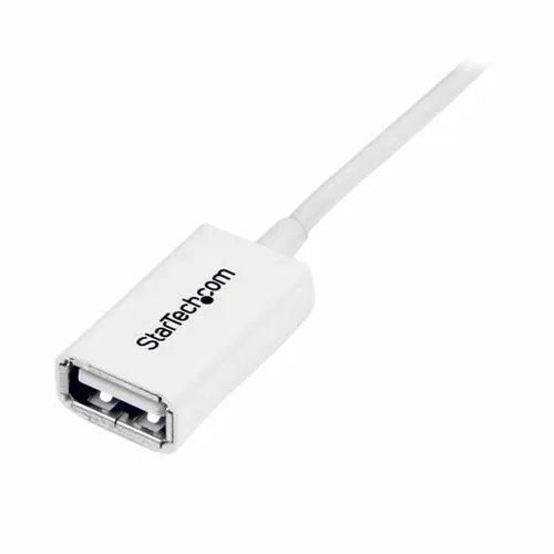 Vista 3 de Cable USB Startech USBEXTPAA1MW Blanco