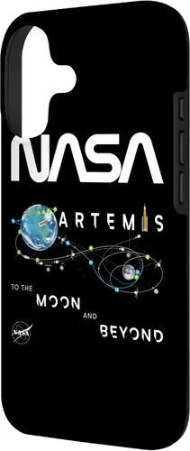 Vista 2 de NASA Artemis Mission Exploration Insignia Worm Logo Case for iPhone 17