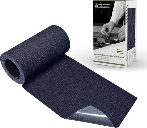 Vista 34 de KING MOUNTAIN Parche de lona para planchar, 3 x 60 pulgadas, parche de reparación de tela 100% algodón impermeable, utilizado para varios sofás