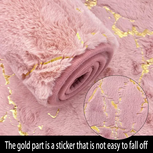 Vista 5 de Juego de 3 alfombras y tapetes de baño antideslizantes de mármol negro dorado, suave, lavable, absorbente de agua, con contorno en forma de U y tapa
