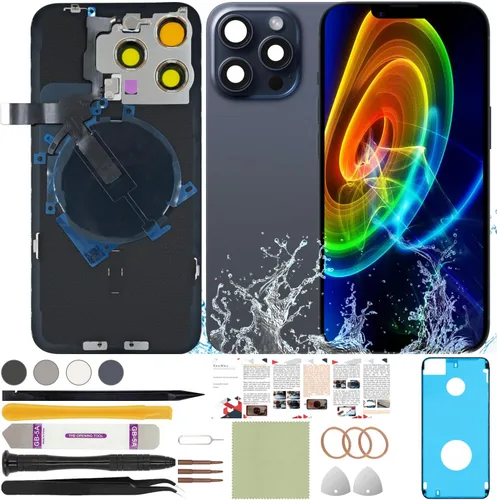 Vista 46 de Funda trasera de repuesto compatible con iPhone 8 de 4.7" + Herramientas profesionales (Gris espacial) Incluye herramientas profesionales, cinta