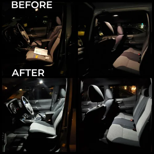 Vista 3 de Kit de bombillas LED para interiores para Hyundai Santa Fe 2013 2014 2015 2016 2017 2018 2019 2020 mapa, cúpula, espejo de tocador, cajuela, placa