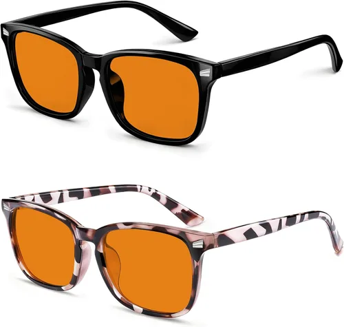 Vista 16 de Gafas de luz azul para niños y niñas, paquete de 2 lentes de luz azul para adolescentes y niños, anteojos falsos, anteojos para niños pequeños, de 6