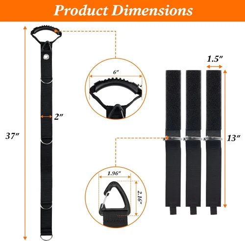 Vista 4 de Sistema de almacenamiento organizador de cables de extensión, gestión de cables de extensión resistente con múltiples soportes para cables