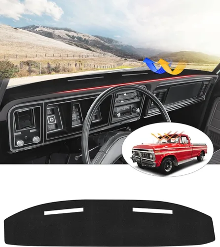 Vista 42 de CARTIST Cubierta de Tablero de Ajuste Personalizado para Chevy Chevrolet Silverado/GMC Sierra 1500 2014-2018, Silverado/GMC Sierra 2500HD 3500HD