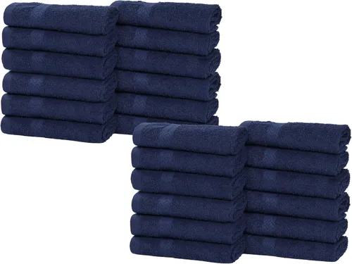 Vista 81 de Superior Juego de toallas surtidas de algodón de 18 piezas, incluye 8 toallas faciales, 6 manos y 4 toallas de baño, artículos esenciales