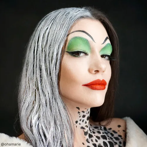 Vista 6 de Mehron Hair White - Pintura temporal para el cabello para vejez SFX