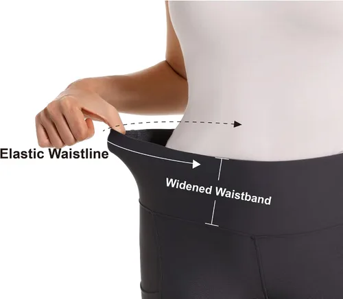 Vista 4 de K898 Pantalones de equitación para mujer, mallas ecuestres de silicona con bolsillo