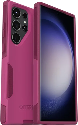 Vista 9 de OtterBox Funda para Galaxy S23 Ultra Commuter Series, negra, delgada y resistente, apta para bolsillo, con protección de puerto Negro