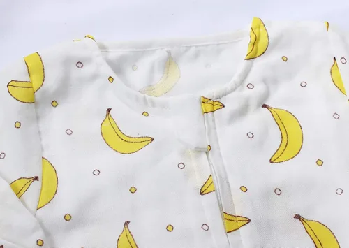 Vista 3 de Saco de dormir original de muselina 100% algodón para niños, saco de dormir con piernas, mantas de manga larga para bebé, 1-4T