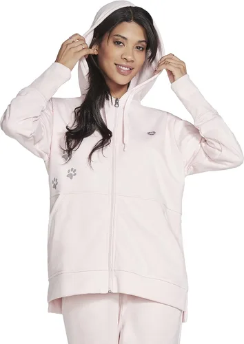 Vista 4 de Skechers Sudadera con capucha y cremallera completa para mujer