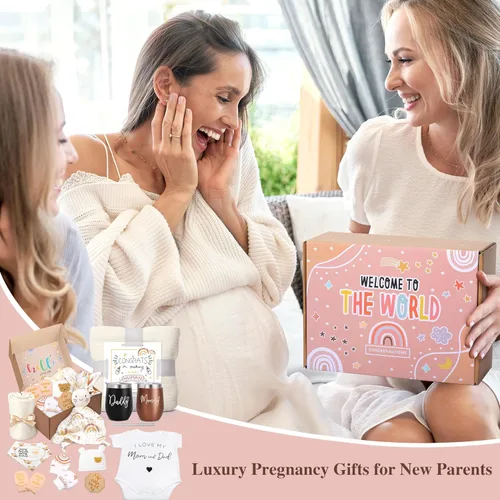 Vista 7 de Regalos para nuevas mamás para mujeres, regalos de embarazo para nuevos padres que esperan mamá, regalos de revelación de género, regalos de baby