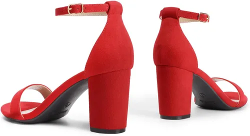Vista 3 de DREAM PAIRS - Sandalias de tacón grueso y bajo para mujer