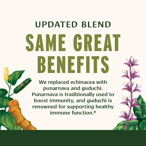 Vista 5 de Banyan Botanicals Inmune fuerte orgánico – Defensa sistémica y fortificación celular – con cúrcuma, Tulsi y Ashwagandha para apoyo inmunológico