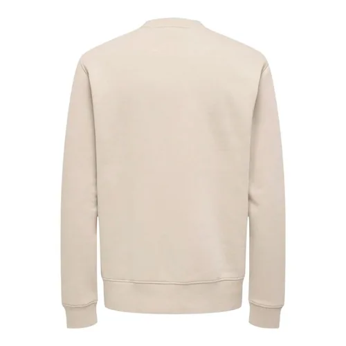 Vista 3 de Sudadera sin Capucha Hombre Only & Sons Onsdawson Reg Crew Vd Blanco