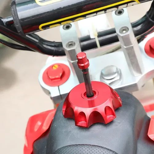 Vista 6 de GREHUA Cubierta de Tapa de Gasolina para Dirt Bike con Tubo de Ventilación Compatible con 50cc 70cc 90cc 110cc 125cc SSR110 SSR125 Taotao DB10 DB14