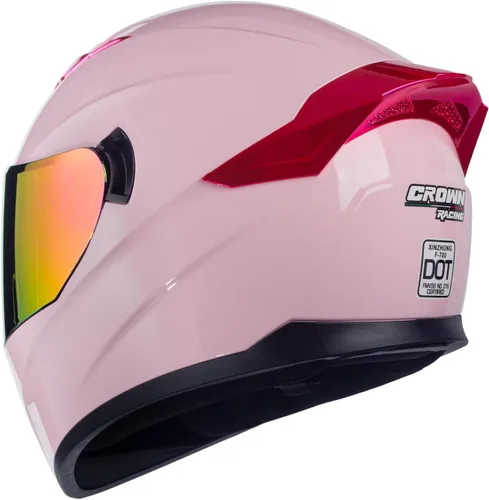 Vista 6 de Cascos de Motocicleta para Bicicleta de Calle de Cara Completa Casco de Motocicleta para Motocicleta para Adultos Cascos Aprobados por DOT, F-700