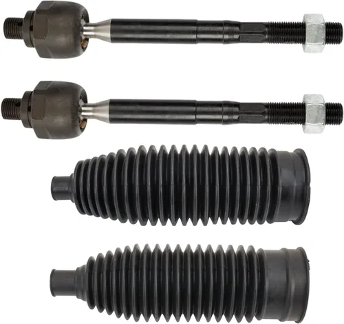 Vista 348 de TRQ Kit de dirección delantera con barra de acoplamiento de fuelle de piñón y cremallera compatible con Toyota Echo 2000-2005