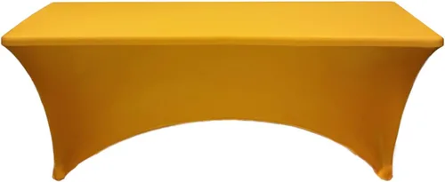 Vista 3 de Banquet Tables Pro Mantel rectangular plegable de elastano de 6 pies de largo, elástico, ajustado, para mesas de patio plegables de 30 pulgadas