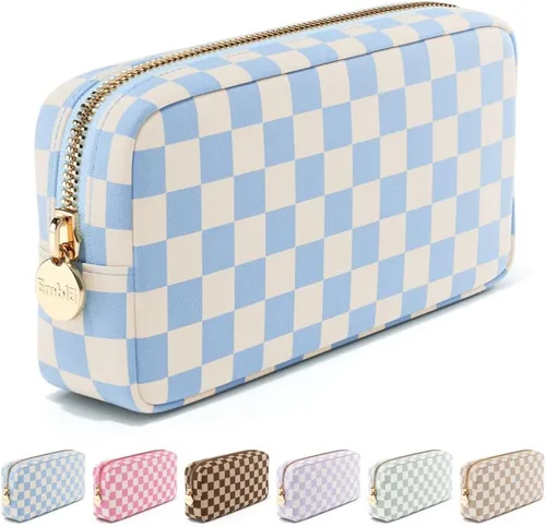 Vista 19 de Bolsa de Maquillaje de Viaje Embla Bolsa de Artículos de Aseo de Viaje, Negro, Mini, Mini