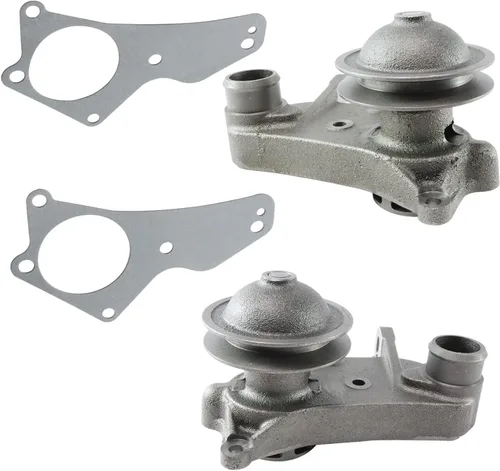 Vista 7 de Par (2) bombas de agua de cabeza plana compatibles con la camioneta Fo-rd F1 Deluxe Anglia 1932-1952 #GH5592DRV, GH5592PASS; no necesita taladrar ni