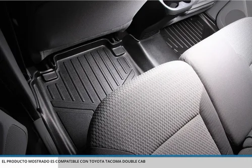 Vista 4 de MAXLINER - Juego de alfombrillas de suelo de ajuste personalizado de 2 filas compatibles con Toyota Tacoma 2012-2015