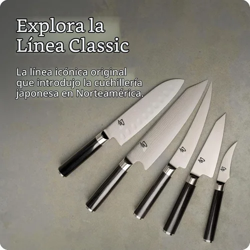 Vista 5 de Shun Classic Cuchillo Nakiri de acero inoxidable de 6 1/2 pulgadas