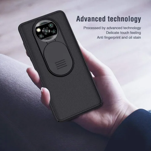 Vista 5 de Funda para Xiaomi Poco X3 NFC, CamShield Pro Slim Funda protectora con protector de cámara PC duro y TPU Ultra Thin Anti-arañazos Funda para xiaomi