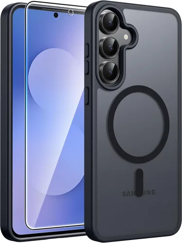 Vista 90 de FNTCASE para Samsung Galaxy Z Fold 7 Estuche Magnético: Funda de Teléfono Celular con Textura Mate Translúcida, Protección contra Caídas de Grado