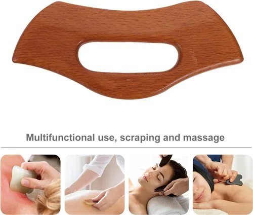Vista 4 de KOMBIUDA Tabla de raspado para pasta de dientes, herramienta de masaje de pies, raspador corporal para pies, herramienta de masaje de raspado