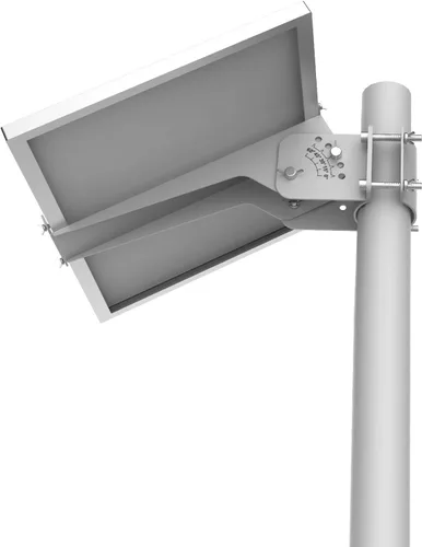 Vista 2 de Kit de Rack de Soporte Ajustable para Montaje en Poste de Panel Solar para Panel Solar de 20W 30W - Se Ajusta a Diámetro de Poste de 1.5 - 3.0