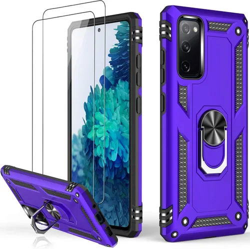 Vista 17 de LUMARKE Funda para Galaxy S8, pasa 16 pies, probada contra caídas con soporte de anillo magnético, compatible con soporte de montaje de automóvil