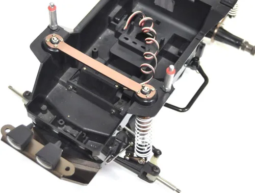 Vista 2 de Aluminio Brance Plate-F para TAMIYA CW-01 Chasis Fiambrera