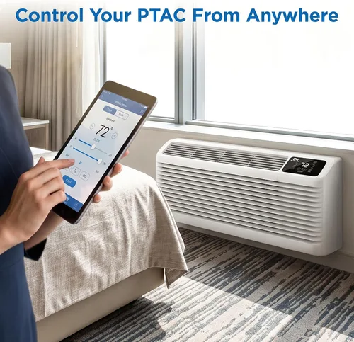 Vista 5 de Cooper & Hunter PTAC de 9,000 BTU con inversor, refrigeración y calefacción
