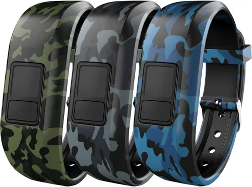 Vista 8 de Bands for Garmin Vivofit jr/jr 2/3, Adjustable Replacement Wristbands with Watch Buckle for Women Men(No Tracker)