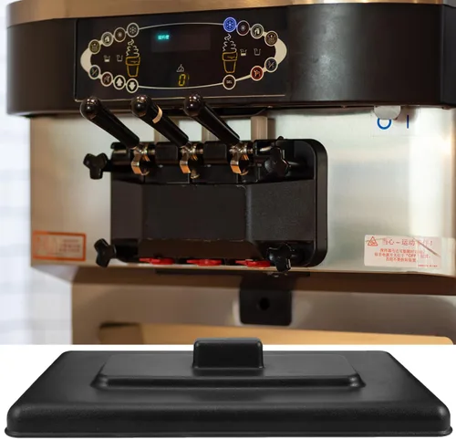 Vista 7 de Kichvoe Cubierta para máquina de hielo de 13.34 x 7.63 x 1.96 pulgadas, tapa protectora portátil para máquina de helados y máquina de postres
