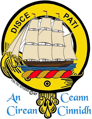 Vista 4 de Cresta del clan entrelazado Duncan Sgian Dubh
