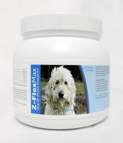 Vista 2 de Healthy Breeds Afghan Hound Z-Flex Max - Masticables suaves para cadera y articulaciones, 100