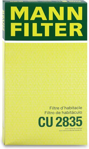 Vista 6 de Mann Filter Filtro de cabina CU 2835 para modelos BMW seleccionados