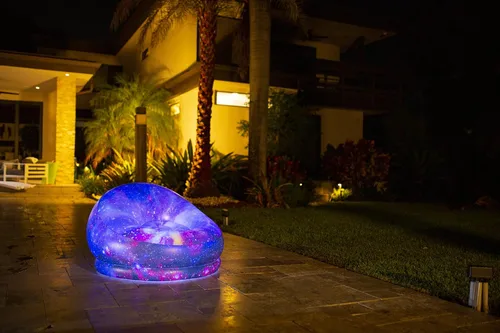 Vista 10 de Sillas inflables iluminadas con LED Air Candy (Silla de juegos iluminada con LED Galaxy)