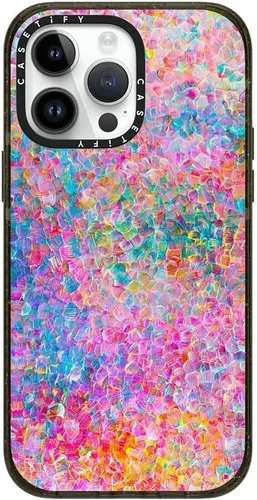 Vista 243 de CASETiFY Impact - Funda para iPhone 13 [protección contra caídas de 6.6 pies/compatible con Magsafe] Black Kingsnake, color negro transparente