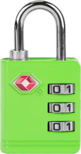 Vista 2 de Travelon Cerradura de equipaje TSA, Verde, Travelon Candado de equipaje Tsa