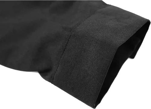 Vista 5 de Rela Bota Camisas de lino de algodón para hombre, estilo casual, con botones, manga larga, ajuste holgado, ligeras
