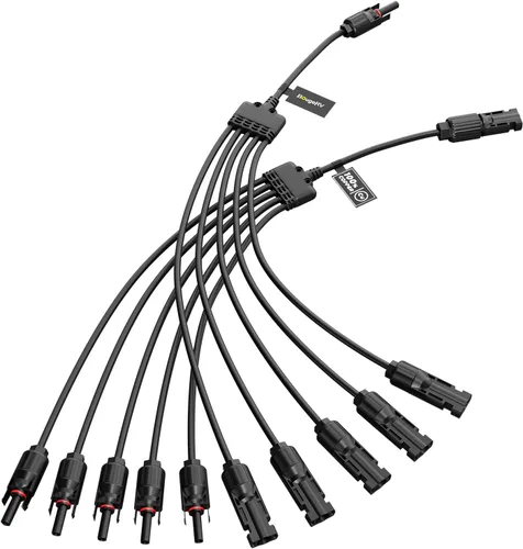 Vista 10 de BougeRV - Kit de herramientas de enchufe de cable adaptador paralelo para panel solar de derivación en Y